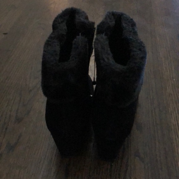 NWT Alfani Black Genuine Leather 9M boots - Picture 4 of 7